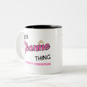Joanne, was du nicht verstehen würdest zweifarbige tasse (Vorderseite Links)