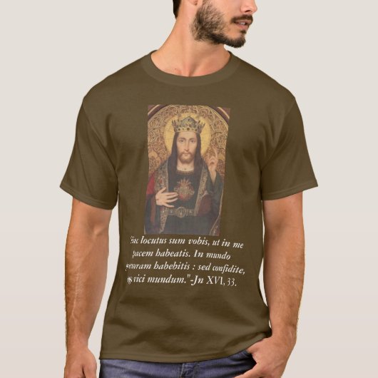 Joannes XVI: 33 (John-16:33) T-Shirt (Vorderseite)