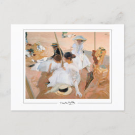 Joaquín Sorolla #17 - Fine Art Postcard Postkarte