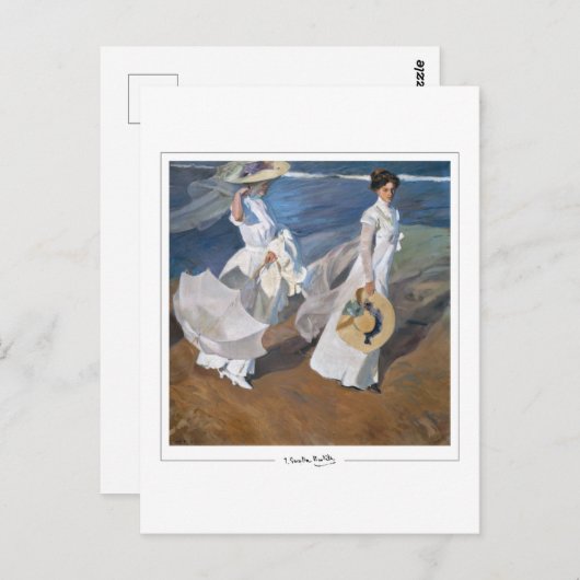 Joaquín Sorolla #19 - Fine Art Postcard Postkarte (Vorne/Hinten)