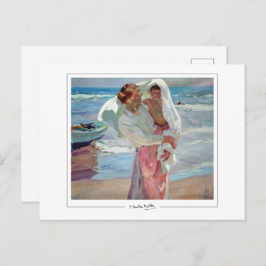 Joaquín Sorolla #21 - Fine Art Postcard Postkarte (Vorne/Hinten)