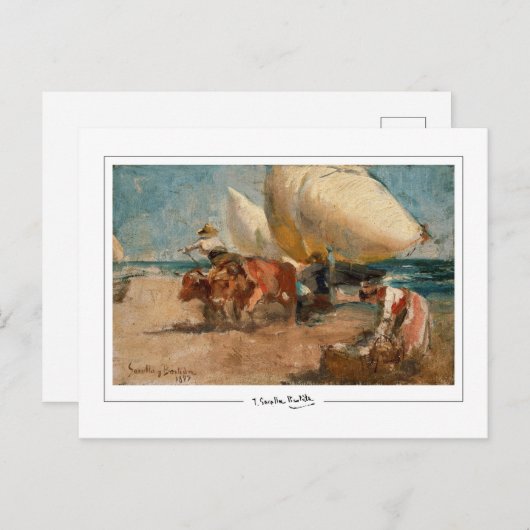 Joaquín Sorolla #26 - Fine Art Postcard Postkarte (Vorne/Hinten)