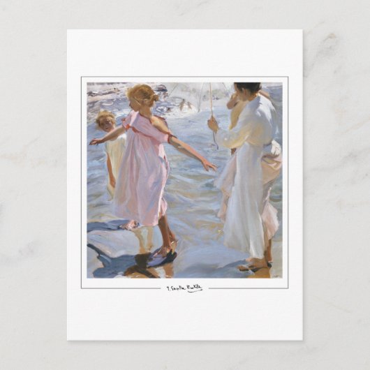 Joaquín Sorolla #28 - Fine Art Postcard Postkarte (Vorderseite)