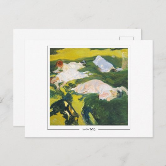 Joaquín Sorolla #29 - Fine Art Postcard Postkarte (Vorne/Hinten)
