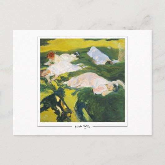 Joaquín Sorolla #29 - Fine Art Postcard Postkarte (Vorderseite)