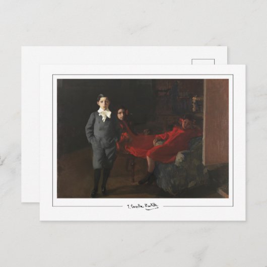 Joaquín Sorolla #34 - Fine Art Postcard Postkarte (Vorne/Hinten)