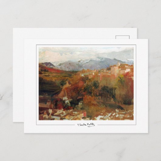 Joaquín Sorolla #40 - Fine Art Postcard Postkarte (Vorne/Hinten)