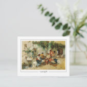 Joaquín Sorolla #442 - Fine Art Postcard Postkarte (Stehend Vorderseite)