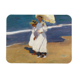 Joaquin Sorolla - Am Strand Magnet