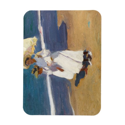 Joaquin Sorolla - Am Strand Magnet (Vertikal)