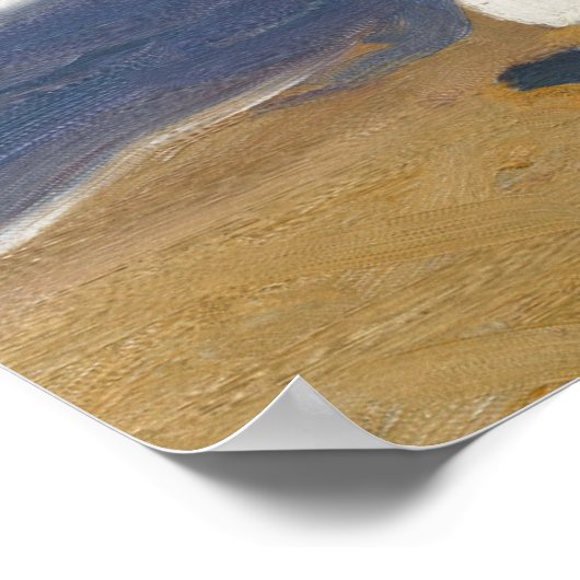 Joaquin Sorolla - Am Strand Poster (Ecke)