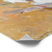 Joaquín Sorolla Art erobert den Moment Poster (Ecke)
