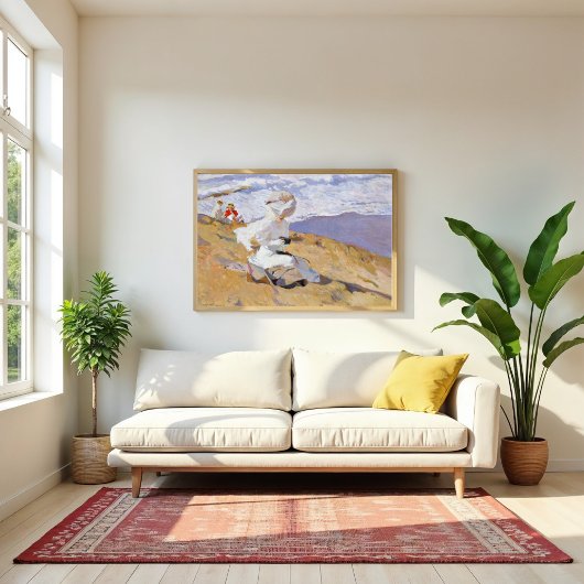 Joaquín Sorolla Art erobert den Moment Poster