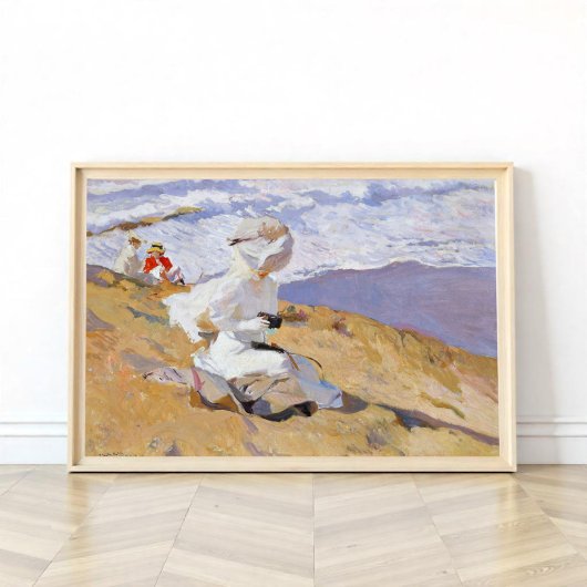 Joaquín Sorolla Art erobert den Moment Poster