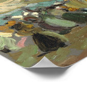 Joaquin Sorolla - Boote am Strand von Valencia Poster (Ecke)