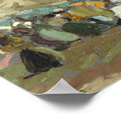 Joaquin Sorolla - Boote am Strand von Valencia Poster (Ecke)