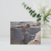 Joaquin Sorolla - Buscando Mariscos Postkarte (Stehend Vorderseite)