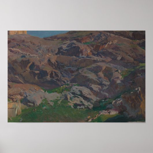 Joaquin Sorolla - Castle San Servando, Toledo Poster (Vorne)