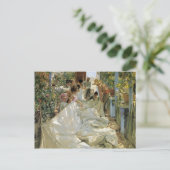 Joaquín Sorolla - Das Segel benennen Postkarte (Stehend Vorderseite)