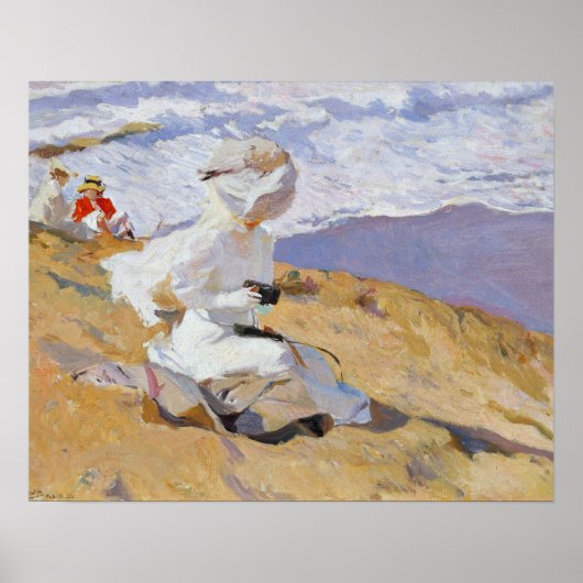 Joaquin Sorolla - Den Moment erfassen Poster (Vorne)