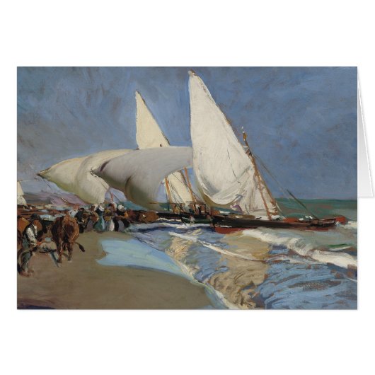 Joaquin Sorolla - Der Strand von Valencia (Vorderseite (Horizontal))