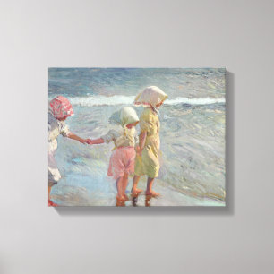 Joaquin Sorolla - Die drei Schwestern Leinwanddruck