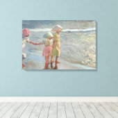 Joaquin Sorolla - Die drei Schwestern Leinwanddruck (Insitu (Holzboden))