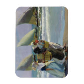 Joaquin Sorolla - Die drei Segel Magnet (Vertikal)