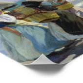 Joaquin Sorolla - Die drei Segel Poster (Ecke)