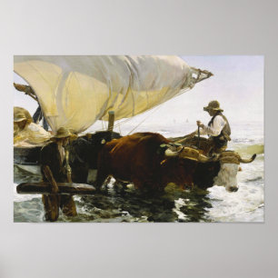 Joaquin Sorolla - Die Rückkehr aus der Fischerei Poster