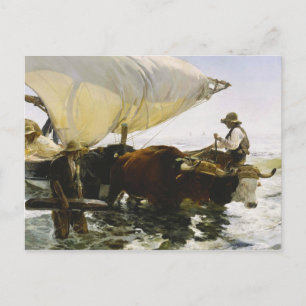 Joaquin Sorolla - Die Rückkehr aus der Fischerei Postkarte
