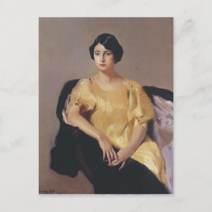 Joaquín Sorolla- Elena in gelbem Tunnel Postkarte
