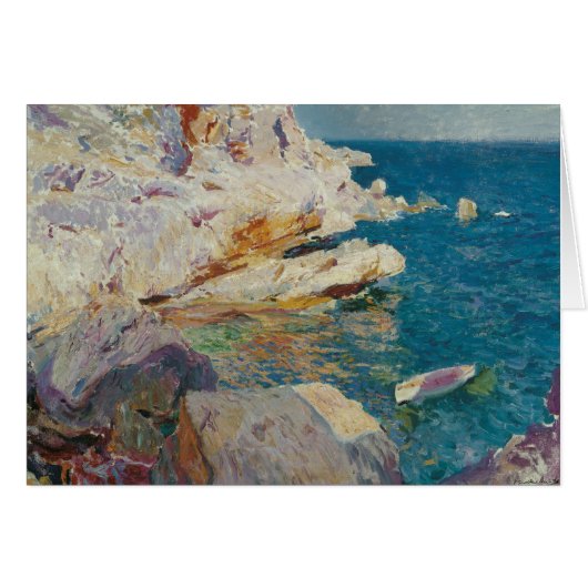 Joaquin Sorolla-Felsen von Javea und dem Weißen Bo (Vorderseite (Horizontal))