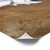 Joaquin Sorolla - Frauen laufen am Strand Poster (Ecke)