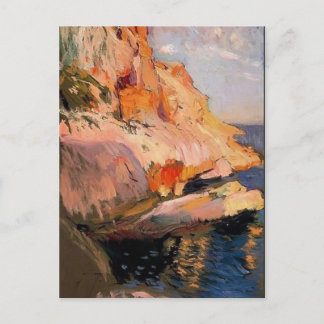 Joaquín Sorolla- Höhle in San Antonio, Javea Postkarte