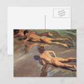 Joaquín Sorolla - Kinder am Strand Postkarte (Vorne/Hinten)