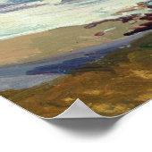 Joaquin Sorolla - Maria am Strand von Biarritz Poster (Ecke)