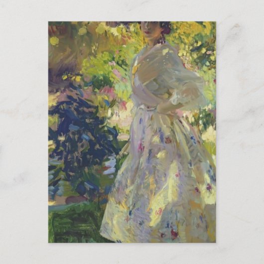 Joaquín Sorolla - Maria verkleidet als valencianis Postkarte (Vorderseite)
