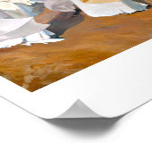 Joaquín Sorolla paseos a orillas del mar Poster (Ecke)