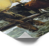 Joaquín Sorolla - Rückkehr aus der Fischerei Poster (Ecke)