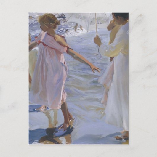 Joaquín Sorolla - Spazieren Sie entlang des Meeres Postkarte (Vorderseite)