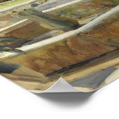 Joaquin Sorolla - Springbrunnen im Hof Poster (Ecke)