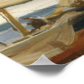Joaquin Sorolla - Strand von Valencia Poster (Ecke)