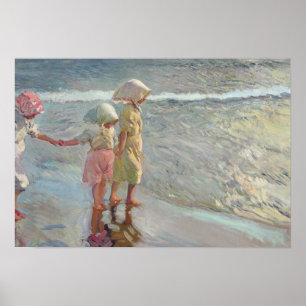 Joaquin Sorolla - The Three Sisters Poster