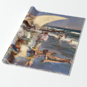 Joaquin Sorolla - Valencia Beach by Morning Light Geschenkpapier (Ungerollt)