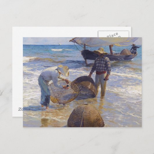 Joaquin Sorolla - Valencian Fisherman Postkarte (Vorne/Hinten)
