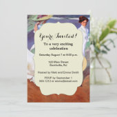 Joaquin Sorolla Women Walking Beach Einladung (Stehend Vorderseite)