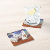 Joaquin Sorolla Women Walking Beach Rechteckiger Pappuntersetzer (Vor Ort)