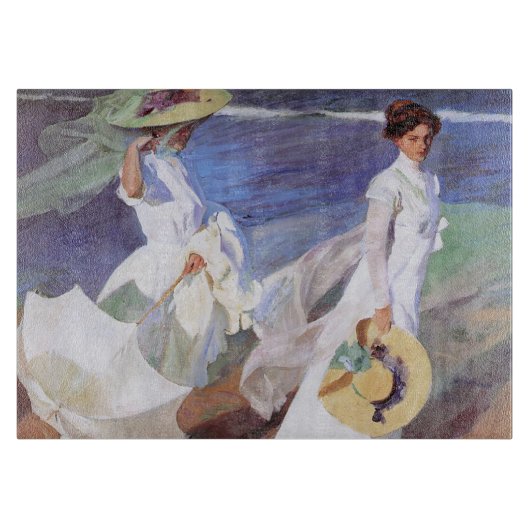 Joaquin Sorolla Women Walking Beach Schneidebrett (Vorderseite)