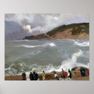 Joaquín Sorolla y Bastida Breakwater Poster